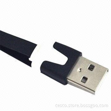 Flat Color Charge SYNC Micro USB Cable for Samsung, HTC, Motorola